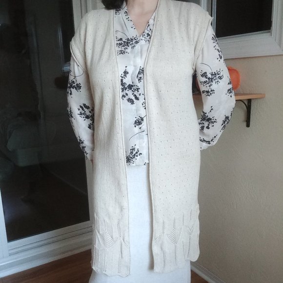 Knitted long west custom made size L-XL VIDEO - Picture 13 of 13